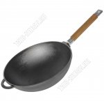 Сковорода-ВОК со съемной деревянной ручкой d26см (2)