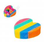 Губка-мочалка массажная, фигурн 13х14 h5см 