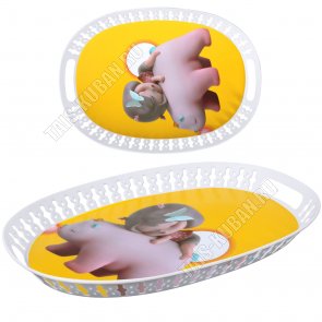 Поднос овал.(38х27,5 h3,5см) 