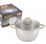 FORTUNA Кастрюля 4,5л d22см,ф.конус (4)