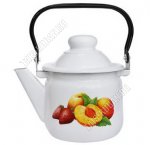 Чайник белый 1,0л 