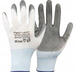 Перчатки д/сад.работ 8 разм (М) полиэстер+нитрил-ладонь (300)