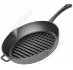 Сковорода-гриль литая ручка d28см (9)
