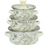 Набор мини-кастрюль 3шт 