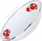 Маки мечта бел Миска 3,5л d28см,нерж.обод (10)