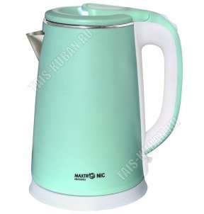 Чайник пластик+нерж. 2,0л 1800Вт диск,2-ые стенки (внутр.нерж.сталь) (12) 