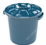Бак для мусора 20л синий (5)