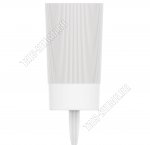 Ваза с колышком 3,75л d15 h39,5см, колыш. h11,5см, белый (12)