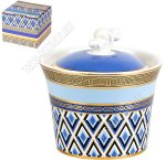 Golden Blue/Голубой ромб Сахарница 250мл