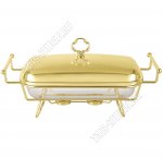 Мармит (стекло) прямоугольный 3,2л 40х20см (12) Bekker