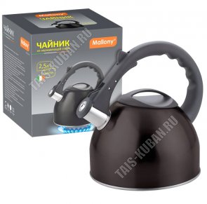 Чайник нерж 2,5л черный матовый (12) 