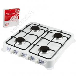 Плита газ. 4конф, плавн.рег.t, 54х51х8см,