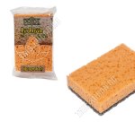 Губка-мочалка массажная, прям 16,5х10,5 h5см 