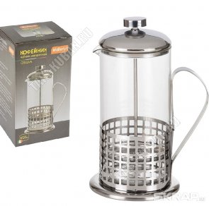 Френч-пресс (стекло+нерж) 