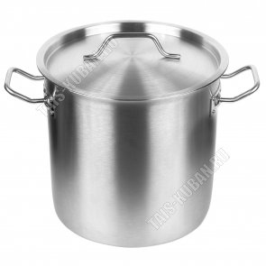 Котел Professional 25,0л d32см, металлическая крышка, толщина стенки 1,2мм, индукционное дно 3,0мм, нержавеющая сталь, подарочная упаковка 