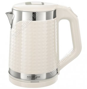 Чайник пластик+нерж. 2,0л 1800Вт диск,2-ые стенки (внутр.нерж.сталь) (12) 