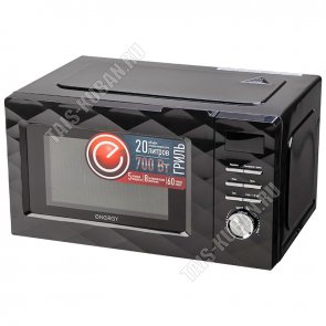 СВЧ 700Вт 20л, механическое управление, 5 режимов мощности, цвет черный (1) 