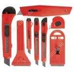 Ножи 8шт выдв.лезв.(2скреб.40-62мм,4нож.9мм,2нож.8мм)плас.корп. 