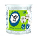 Ватные палочки (банка) 200шт,пластик (24)