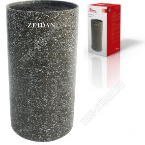 Подставка для ножей круглая d11 h22,5см,шоколадный 