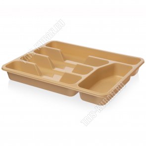 Лоток-вклад д/ст.приб.5отд. бежев (33х26 h4см) (36) 
