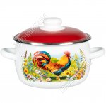 На заре Кастрюля белый (сфера) 4,0л (4)