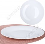 Белая Тарелка плоская d25,5см, Blank (6)(36)