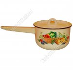 Урожай кремовый Ковш 1,5л с крышкой (4)