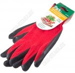 Перчатки д/сад.работ 10 разм (XL) полиэстр+латэкс 