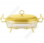 Мармит (стекло) овал 3,0л 40х20см, п/у (12) Bekker