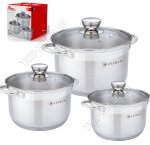 НАБОР Кастрюль ф.цилиндр, 3шт (2,1/3,0/4,0л d16/18/20см) (4) 
