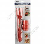 Ключ универсальный многофункциональный алюминиевый сплав+пластик,в компл.(противоскользящий ключ, насадки 21/23/27мм, головки 34/40мм, экстрактор), цвет оранжевый (8)