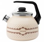 Vintage Чайник сливочный 3,0л со свистком (4)