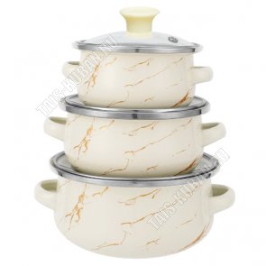 Набор мини-кастрюль 3шт 