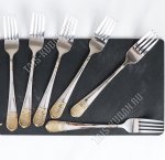 РУБЕНС  Вилка столовая 6шт, золото (100)