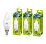 Ergolux-Свеча E14 9Вт.холодн.6500К (аналог 80Вт обыч.лампы) h109мм d38мм (10)