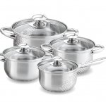 НАБОР посуды 4предмета (2,0/2,6/3,6л d16/18/20см +ковш 2,0л d16см) (2)