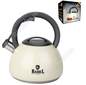 Чайник нерж 3,0л кремовый глянец (6) 