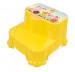 Подставка 2-х ступенч, на ножках (36,5х34,5 h22см) жёлтый, DD (12) 