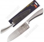 Нож Maestro (цельнометал) сантоку. 18см, нерж.сталь, блист.(72) 