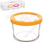 BASIC Баночки н-р 3шт 0,22л с пласт.крышками п/у (6)