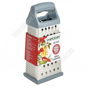 Терка 4-х гранная h20см,серый (12) 