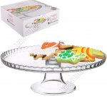 Блюдо на ножке PATISSERIE п/у d28см h10,5, бортик вверх (1)