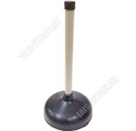 Вантуз чёрный d15см, пластик.ручка 38см (50)