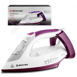 Утюг керам.подошв,на подстав 2400Вт пар 140г/вода 280мл, белый/фиолетовый(6) 