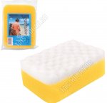 Губка-мочалка массажная, прям 14,5х10,5 h6см 