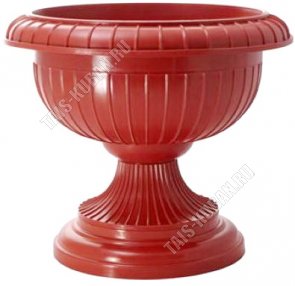 Кашпо-вазон 9,5л терракот d39,5 h33см, низкий (4) 