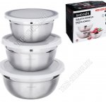 Салатник Н-р 3шт с пласт.крыш (0,8/1,2/1,5л) (12)