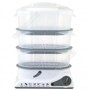 Пароварка 3-х ярусная 11л 1100Вт (4) 