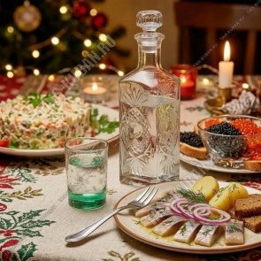 Снегопад (зелёный) Стопка набор 6шт 50мл, п/у (12) 